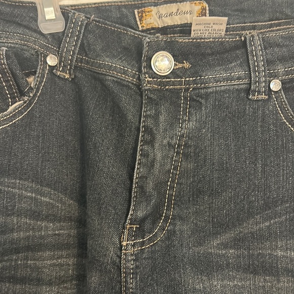 Grandeur denim jeans studded pockets - Picture 7 of 9